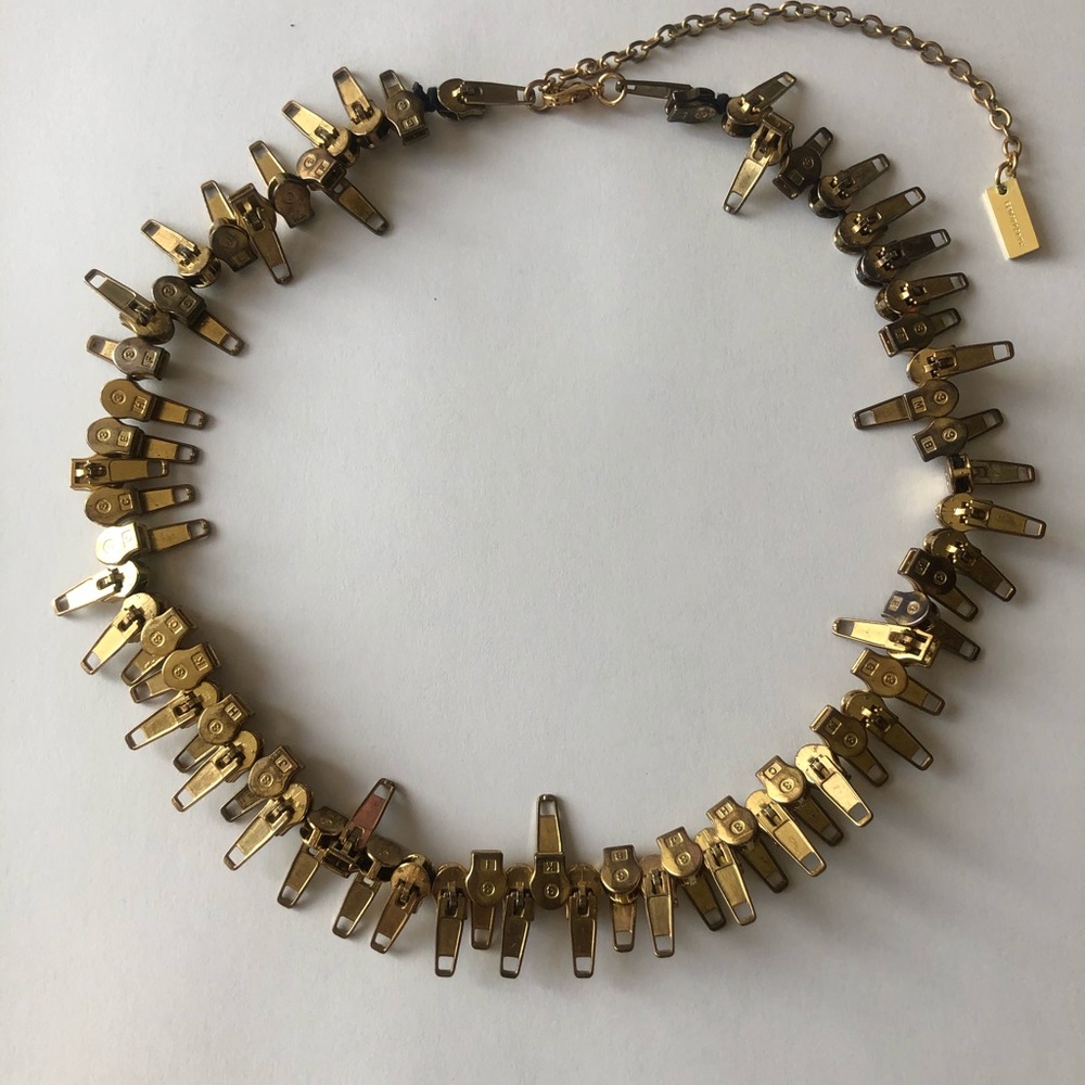 Rare Vintage 1990s Marc Jacobs Zipper Necklace